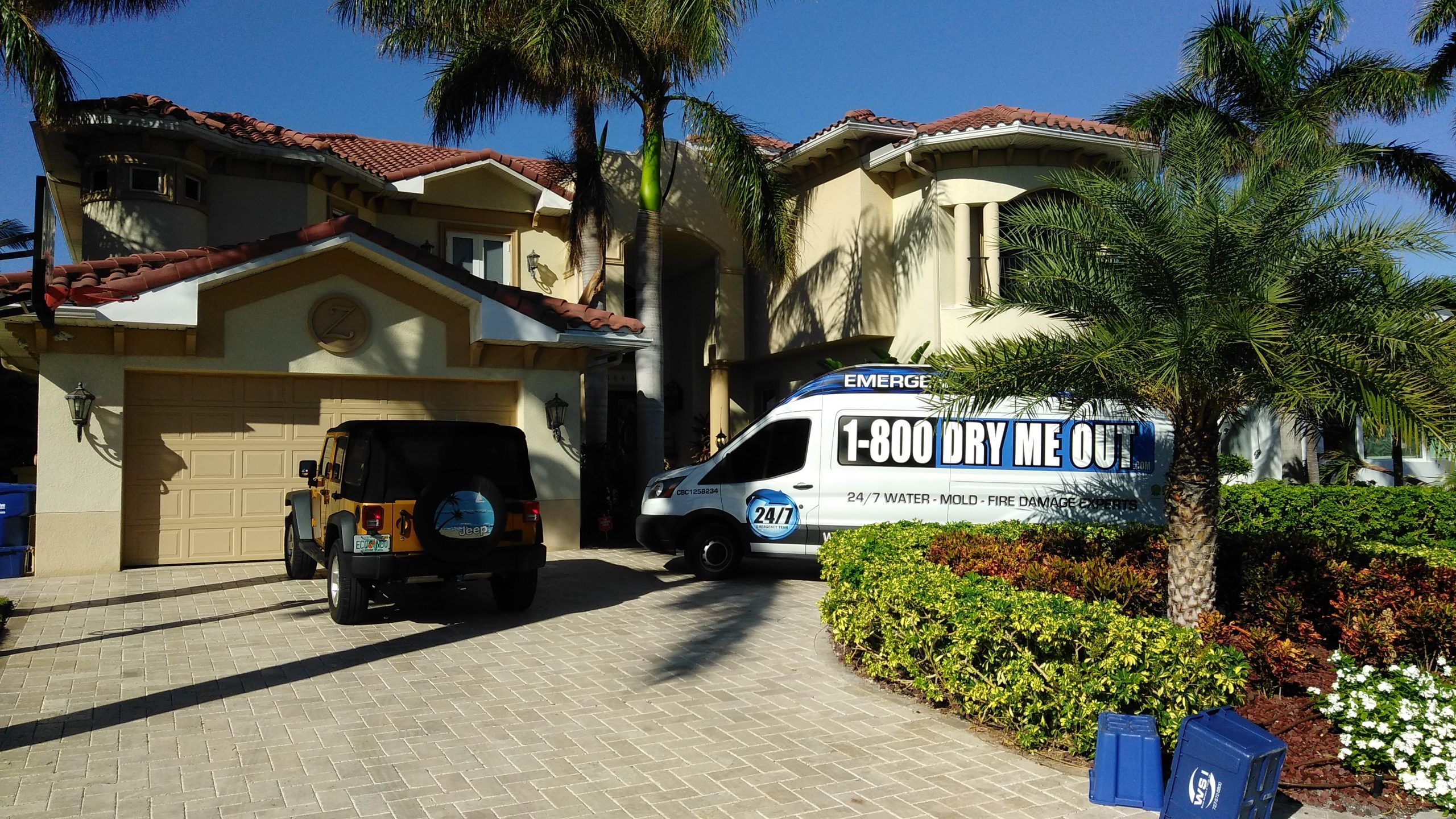 Water Damage Restoration Truck